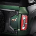 thumbnail image 1 of Ford Bronco 2021-2023 Emblème Ford Performance M-1447-BEBR; Arrière; Finition Bronze Sinister; avec Support Adhésif 3M, 1 of 5