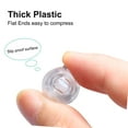 thumbnail image 3 of 6pcs Spring Cord Lock Plastic Cord End Fastener Hole Toggle Stopper Slider Clear, 3 of 7