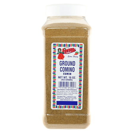 Fiesta Brand Ground Cumin, 16 oz Jar