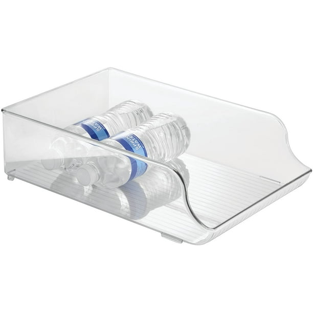 iDesign Plastic Refrigerator and Freezer Storage Organizer Bin Water