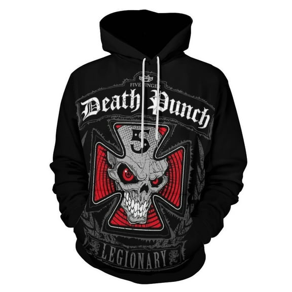 5FDP Five- FFDP-Finger-Death Punch Adult Sweater Pullover Sweatshirt Hoodies Long Sleeve Hooded Jackets Men Women