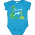 thumbnail image 3 of Inktastic Nannys Boy Grandson Dinosaur Boys Baby Bodysuit, 3 of 5