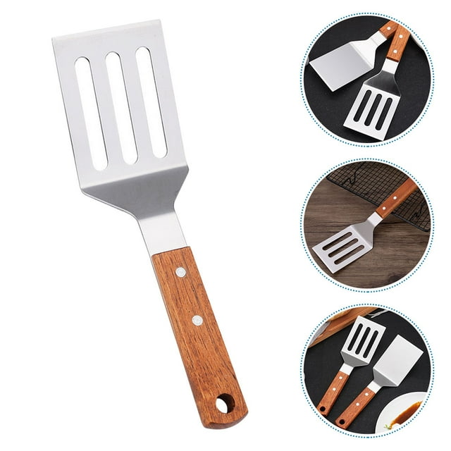 OULII Griddle Grill Grill Spatula Stainless Steel Ergonomic Grip 1Pcs