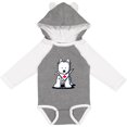 thumbnail image 3 of Inktastic Canada Day Westie Boys or Girls Long Sleeve Baby Bodysuit, 3 of 5