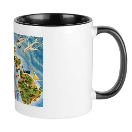 

CafePress - Hawaii Postcard Mug - Ceramic Coffee Tea Novelty Mug Cup 11 oz