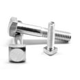 thumbnail image 1 of 3/8"-16 x 2 3/4" A307 Grade A Square Head Machine Bolt Low Carbon Steel Zinc Plated Pk 600, 1 of 1