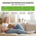 thumbnail image 5 of Ankle Diabetic Socks for Men and Women, PUTUO Non-Slip Bamboo Viscose Socks, Super Soft Loose Breathable Grippy Socks for Women, Durable with Seamless Toe and Non-Binding Top, 6 Pairs, 5 of 7