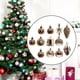 thumbnail image 5 of Adornos para árbol de Navidad, colgantes, regalos, manualidades, bolas de Navidad, adornos Oro, 5 of 7