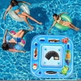 thumbnail image 2 of Floating Pool Card Table Inflatable Weather Resistant for Beach Party, 2 of 9