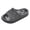 Dark Gray, variant on Shower Shoes for Women Men with Drain Holes Nonslip Quick Drying Pool Slides Lightweight Cloud Slippers Sandals Dark Gray Size 8.5
