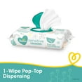 Pampers Sensitive Perfume Free Baby Wipes, Pure Clean, Pop-Top Packs