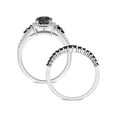 thumbnail image 4 of Everly Women's Diamond 10k White Gold Bridal Set, 4 of 7