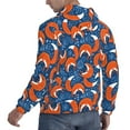 thumbnail image 3 of Hoodies for Men - Abstract Vintage Fox and Plants Long Sleeve Comfrt Men'S Fashion Hoodies & Sweatshirts, Sweatshirts for Men Hoodies Pullover Clothing Clothes with Pouch, 3 of 7