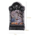 thumbnail image 6 of comerut Halloween Lights Horror Luminous Replaceable Battery Decorative Party LED Tombstone Light for Halloween for Outdoor, 6 of 8