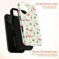 thumbnail image 4 of Retro Flamingo Phone Case, Mid-Century Modern Aesthetic Vintage Pink Bird Protective Cover for iPhone 16 15 14 13 12 11 Pro Max Plus Mini, 4 of 6