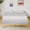 Natural wood, variant on UBesGoo 12" Wood Platform Bed Frame / Solid Wood / Mattress Foundation with Wood Slat Support / No Box Spring Needed, Full