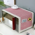 thumbnail image 1 of Modern Simple Microwave Oven Cover Dustproof Cotton Machine Protector Decorative Kitchen Appliance Cover 39.3x13.7inches, 1 of 11