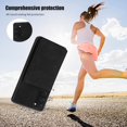 thumbnail image 6 of Phone Case for Samsung Galaxy S20 FE 5G 6.5 inch Wallet Cover with Tempered Glass Screen Protector RFID Card Holder Slot Stand Cell S 20 EF UW S20FE5G S20FE 20S S2O Fan Edition 4G G5 Women Men Black, 6 of 11