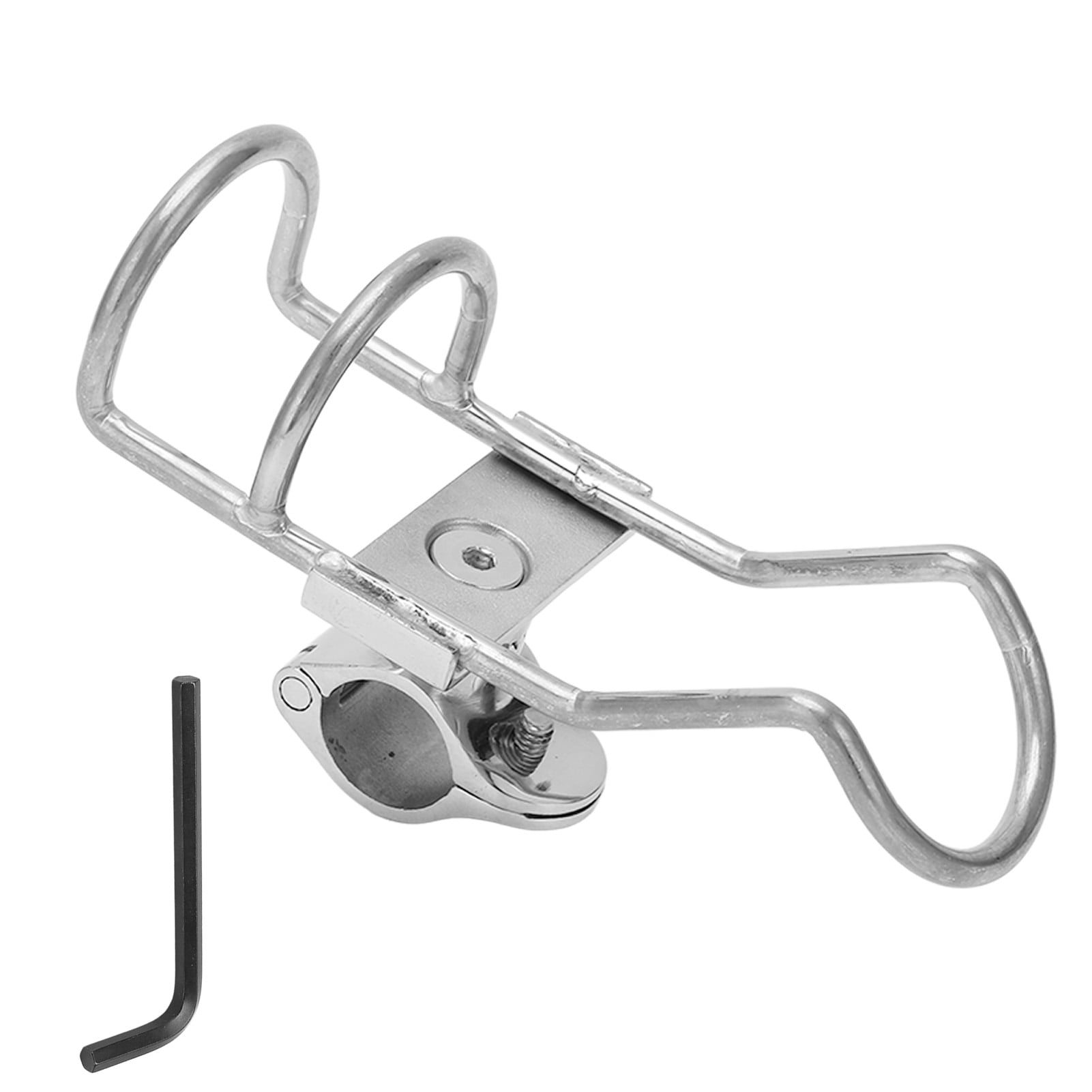 Support De Canne à Pêche En Acier Inoxydable 316 – Montage Latéral, Diamètre Intérieur 1-5/8'', Longueur 25,5 Cm, Pour Bateau/Yacht