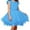 Sky Blue, variant on Skirts for Girls Layered Green Tutu Elastic Waist Kids Ballet Skirt Birthday Dresses