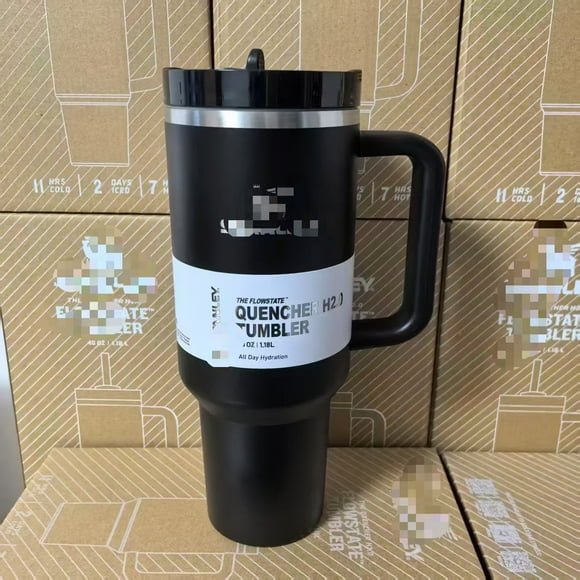 40oz Stanley Stainless Steel Car Cup With Handle Insulated Travel Mug