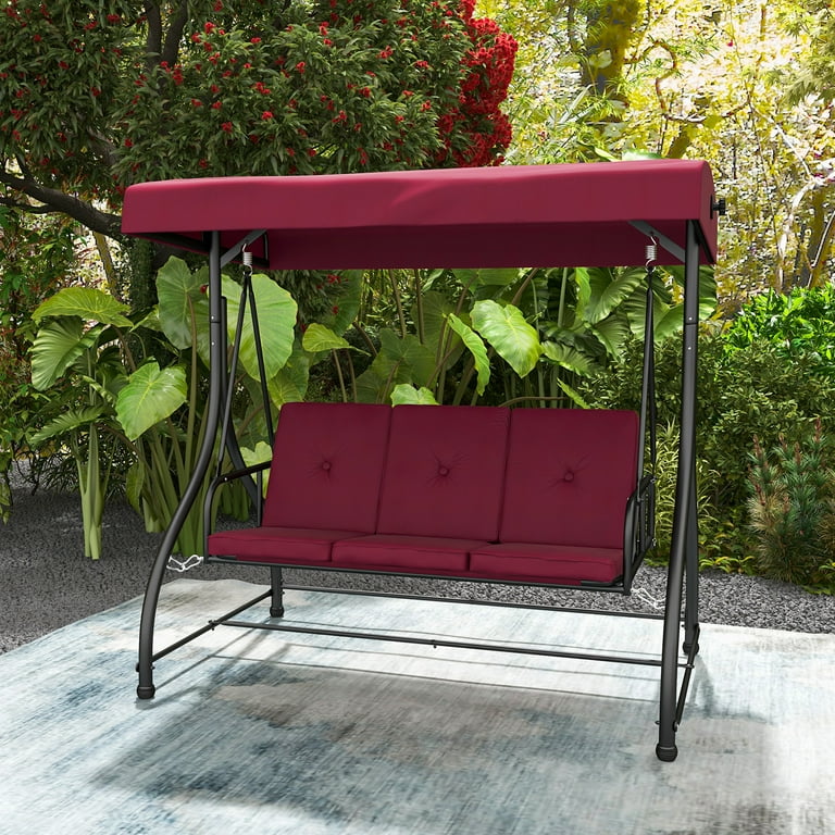 Red glider swing clearance