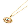 thumbnail image 2 of Moon & Self Collar Iris Astral Ojo Turco Proteccion Baño Oro 18k Elegante, 2 of 5