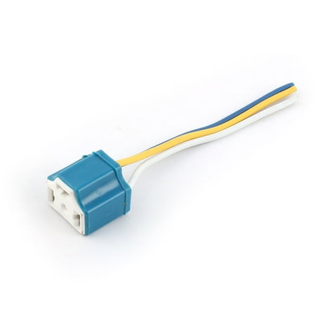 - Car Auto Headlight Fog Light H4 Socket Wiring Wire Harness Ceramic Connector