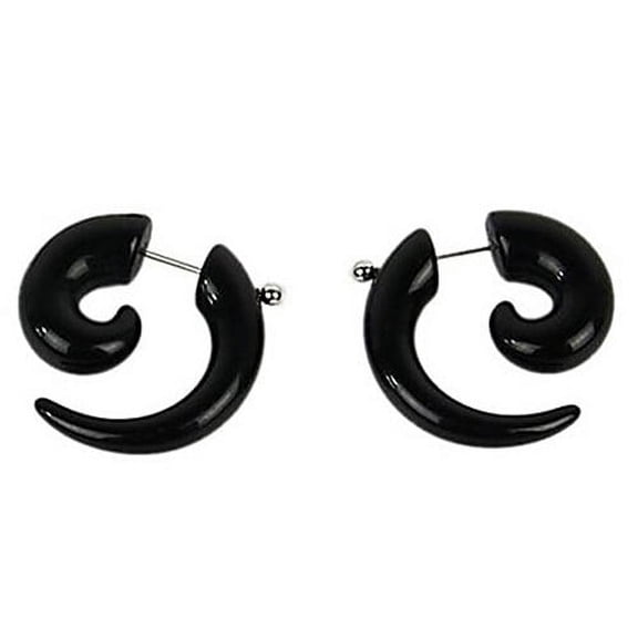 UDIYO Fashion Unisex Spiral Fake Ear Plug Flesh Plugs Ear Piercing Body Jewelry Earrings