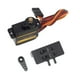 thumbnail image 5 of Vogacara Juego de servo de dirección RC, componente de actualización profesional, modelo de vehículo, Kit de servos sensibles con reemplazo Negro 2piezas, 5 of 6