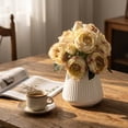 thumbnail image 5 of huayou Fake Flowers for Home Decor, Artificial Floral Arrangement for Table Vase, Ideal for Home Office Wedding Decoration, Indoor Outdoor Home Garden Party Yard Lawn Wall Porch, 5 of 7