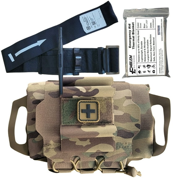 Rapid Deploy IFAK Pouch and TMT Tourniquet Kit Made in USA