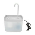 thumbnail image 3 of Cat Water Fountain, Pet Drinking Fountain Automatic Circulation   For Dogs Transparent White, 3 of 8