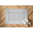thumbnail image 3 of Premium Cotton Banded Light Grey Bath Mats Pack of 2, 22x34 inches [Not a Bathroom Rug] - Infinitee Xclusives, 3 of 11