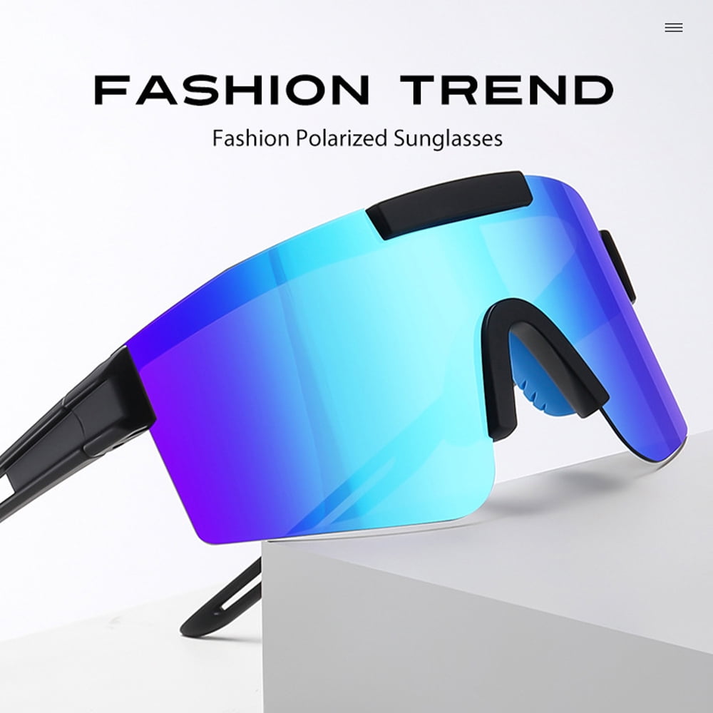 Sports Polarized Sunglasses UV400 Outdoor Cycling Goggles Windproof Glasses for Men and Women 