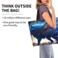 thumbnail image 2 of Easygdp Moonlit Blue Wolf Tote Bags for Women,Women Travel Shoulder Bags Handbags，Big Capacity Shopping Work Bag, 2 of 8