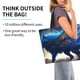 thumbnail image 2 of Balery Moonlit Blue Wolf Bolsa Tote Estilo Estético con Cremalleras, Bolsa de Hombro, Bolsa de Compras Grande y Plegable, 2 of 8