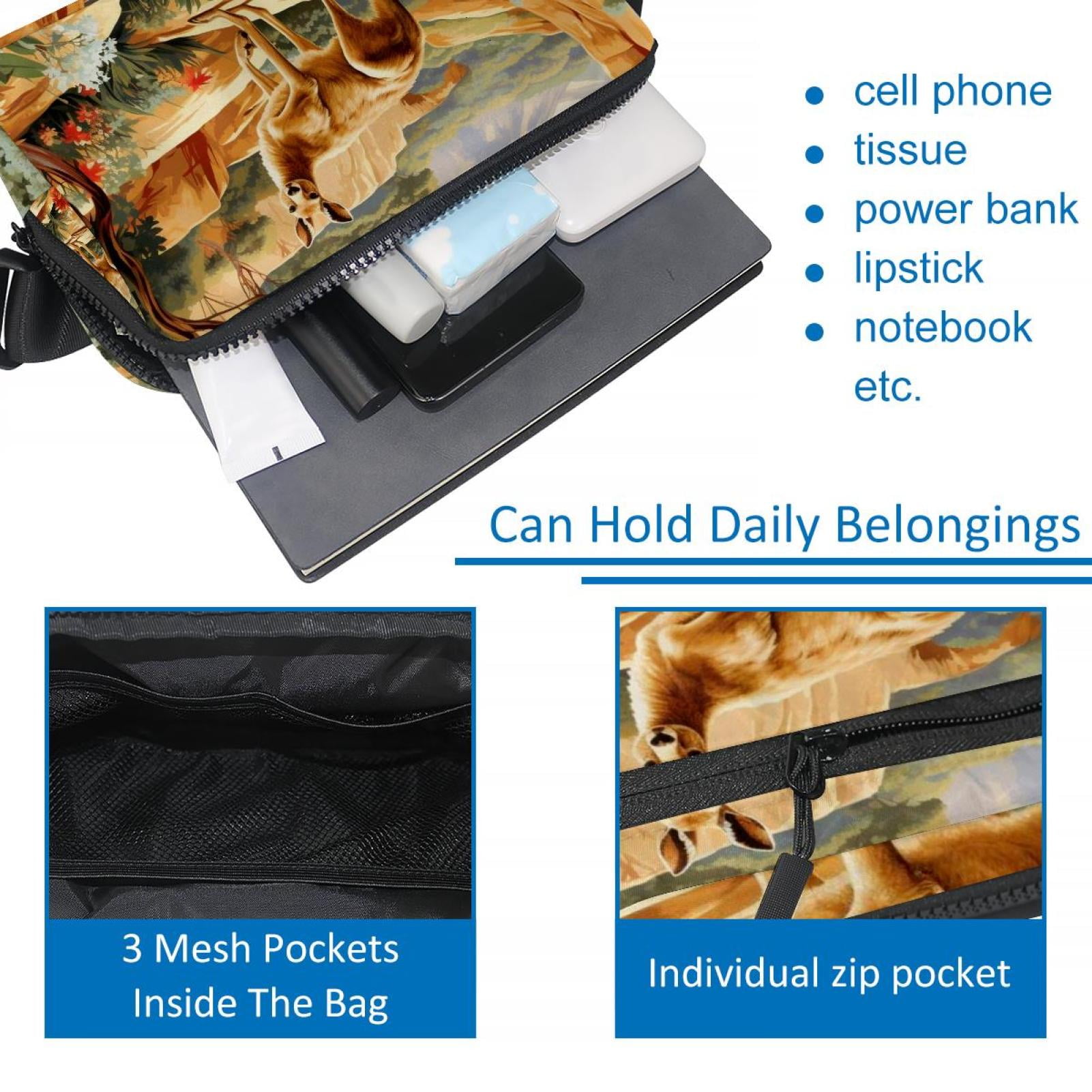 Kangaroo Money Belt Belt Bag Fanny Packs: Lightweight, Adjustable with Extension Strap, Unisex