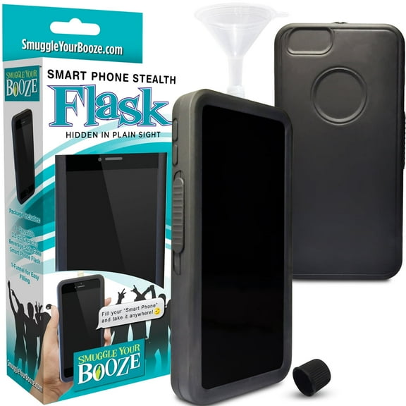 Smuggle Your Booze 4oz Phone Flask & Funnel