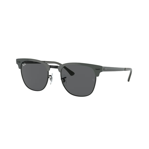 Sunglasses Ray-Ban RB 3716 9256B1 Clubmaster Metal Grey On Black