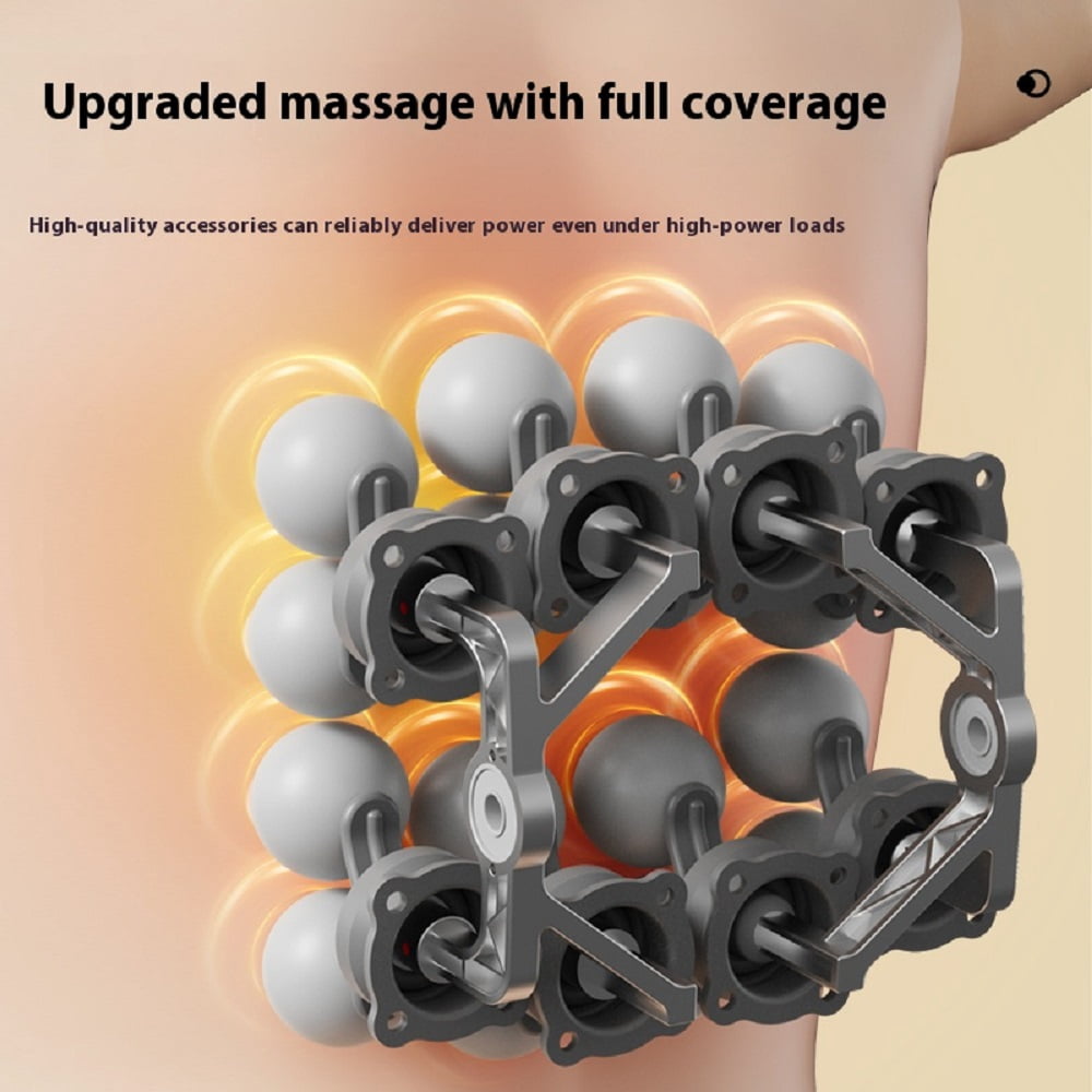 Tancola 16-Heads Massage Gun for Deep Tissue Pain Relief in Legs, Waist, Back, and Neck