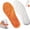 Orange, variant on Wrongduck Steppers Insoles for Men and Women, 4D Memory Foam Cloud Shoe Inserts with Arch Support, Breathable and Shock-Absorbing Cushion Pads, Trim to Fit Insoles for All Shoes, Work, Sports, Daily