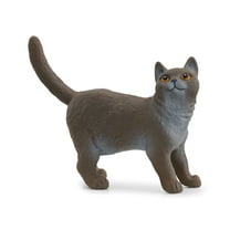 Schleich Farm World - Farm Animal Toy British Shorthair Cat Figurine
