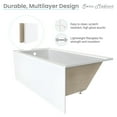 thumbnail image 6 of Voltaire 54" x 30" Right-Hand Drain Alcove Bathtub with Apron, 6 of 8