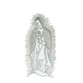 thumbnail image 5 of Iron On Embroidered Patch Virgin Mary Maria Guadalupe Mother of God Silver Gold, 5 of 5