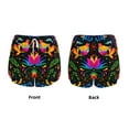 thumbnail image 5 of Haiem Mexican Flower Traditional1 Women's 2 in 1 Running Shorts - Lightweight Athletic Workout Gym Yoga Breathable Sports Shorts Liner with Phone Pockets-Medium, 5 of 9