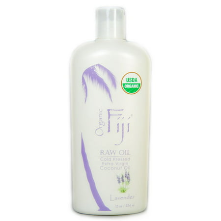 Organic Fiji Virgin Coconut Oil, Lavender, 12 fl (Best Organic Body Products)