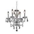 thumbnail image 2 of Elegant Lighting Princeton 4 Light Royal Crystal Chandelier in Gold, 2 of 2