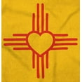 thumbnail image 2 of New Mexico Love Zia Sun Flag Symbol Women's T Shirt Ladies Tee Brisco Brands 2X, 2 of 6