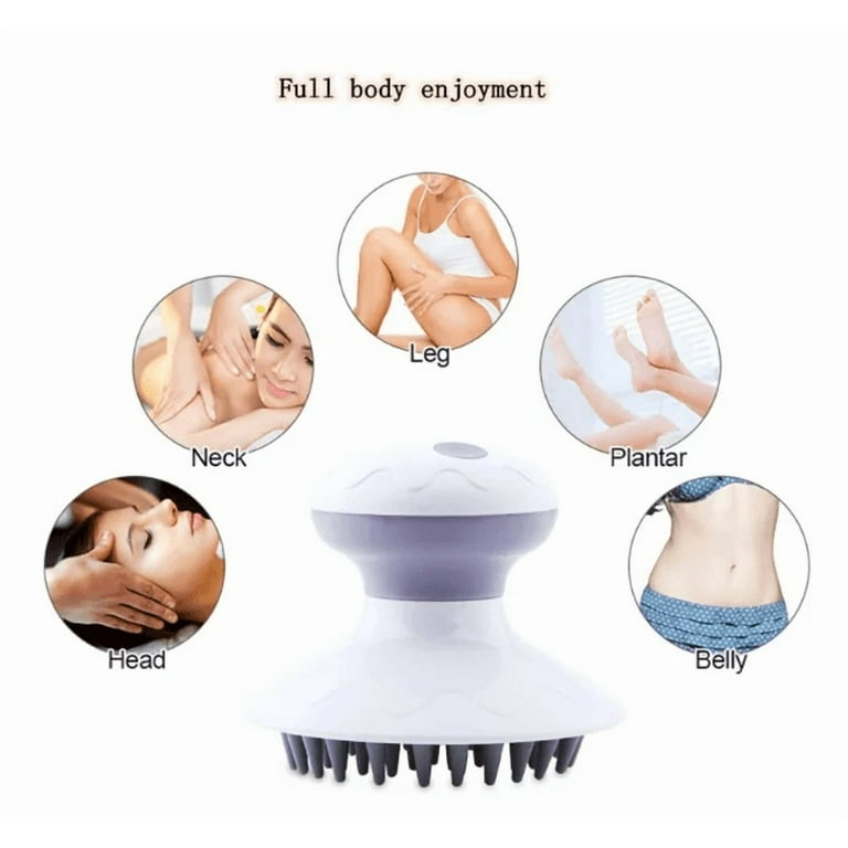 head massager with vibration Electric Head Massager Helmet Scalp Brain Relax Vibration Acupuncture  Points